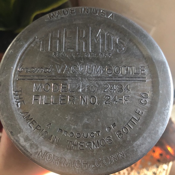 Thermos Dining 95s American Thermos Company Vacuum Bottle Silver